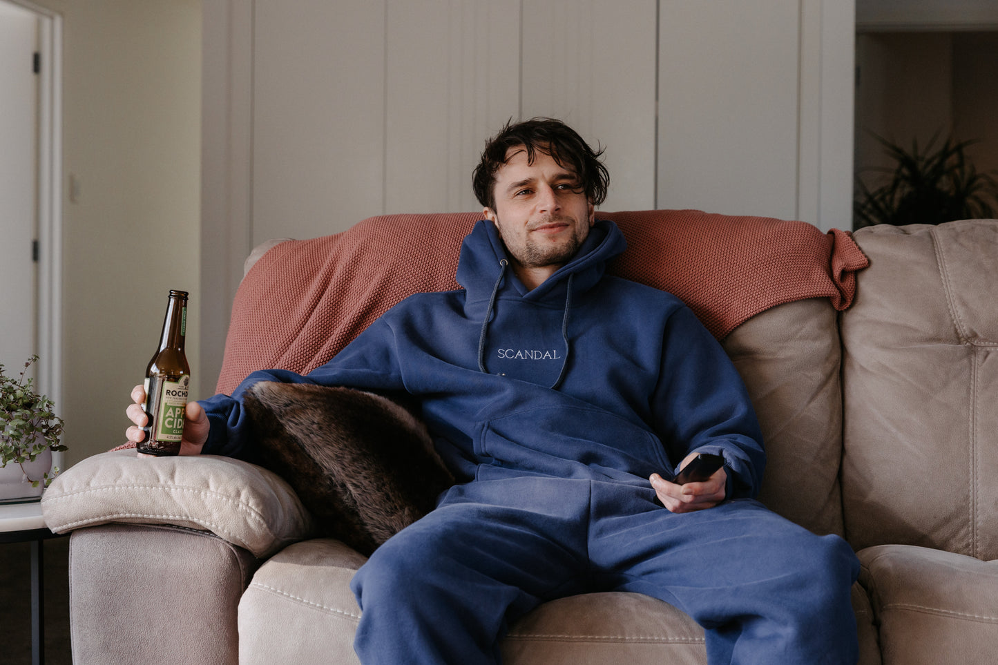 Vintage Blue Hoodie