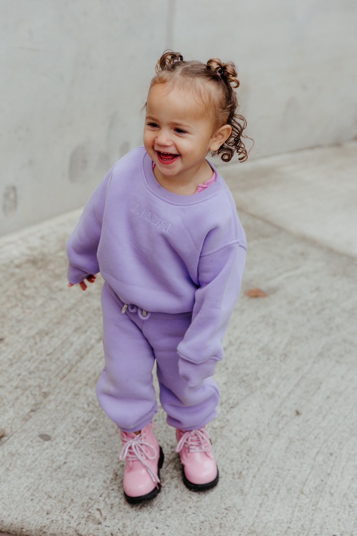 Lavender Crew Kids Set