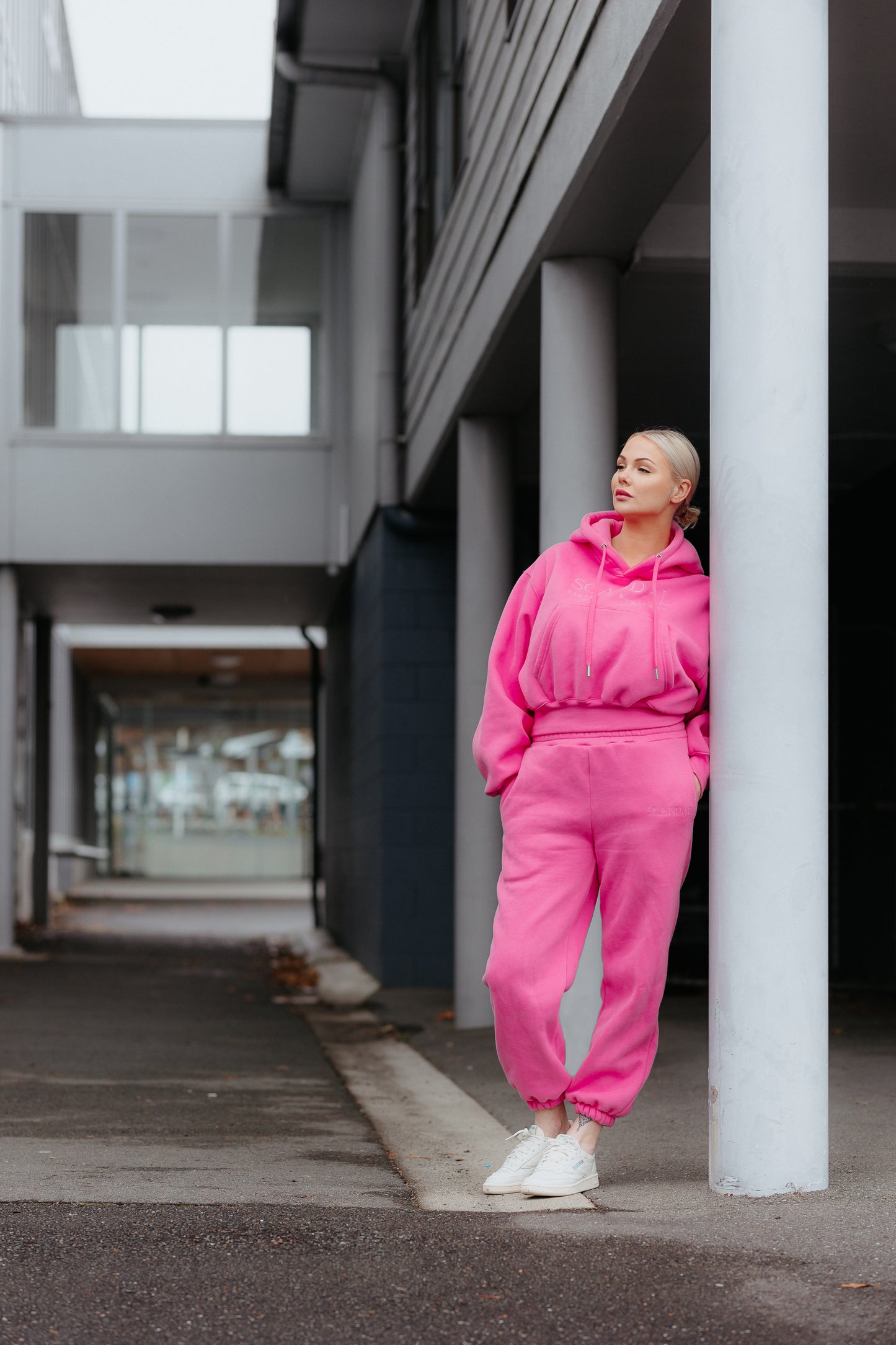 Fuchsia Pink Tracksuit Pants