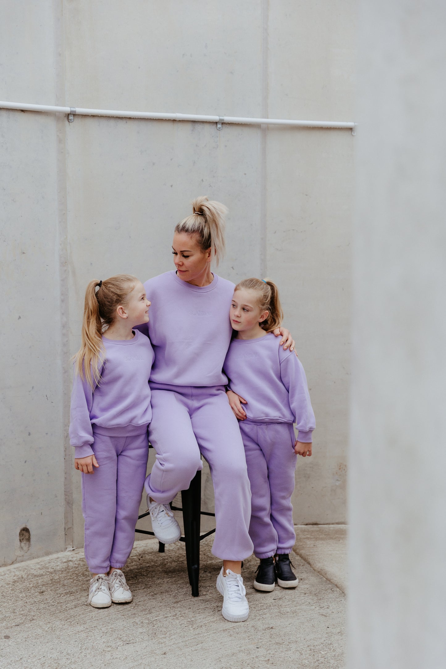 Lavender Crew Kids Set