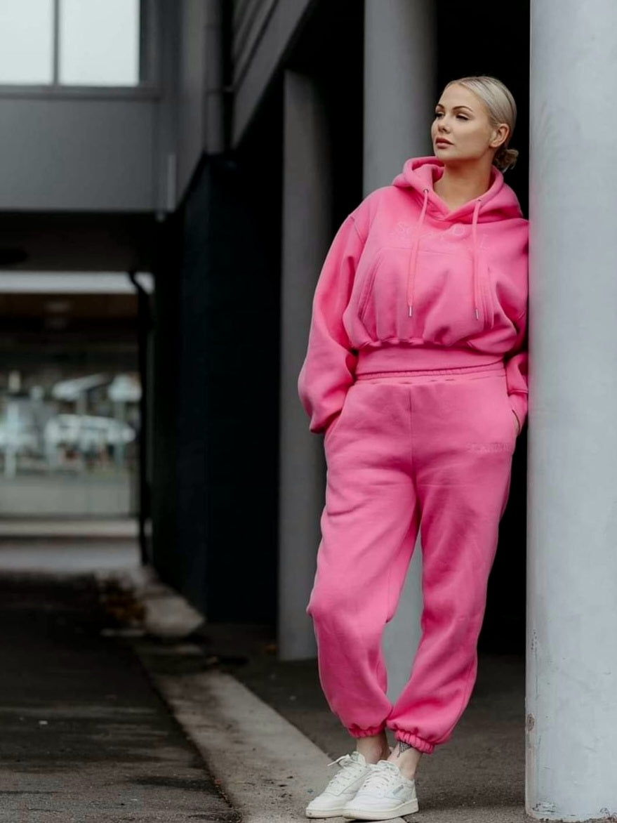 Fuchsia Crop Set