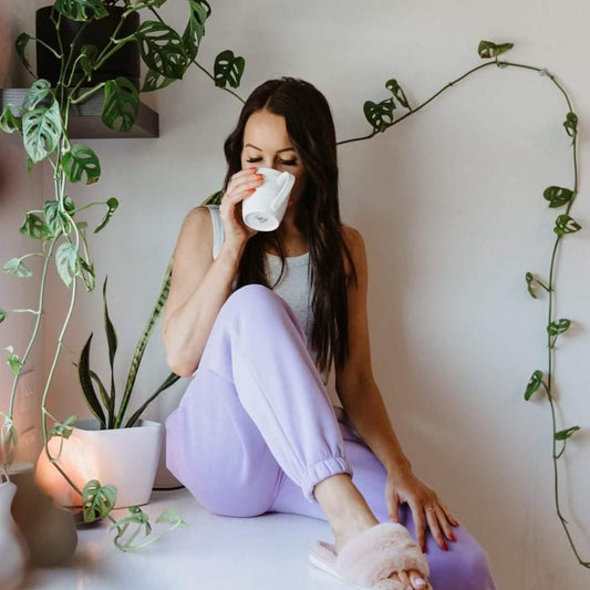 Lavender Tracksuit Pants