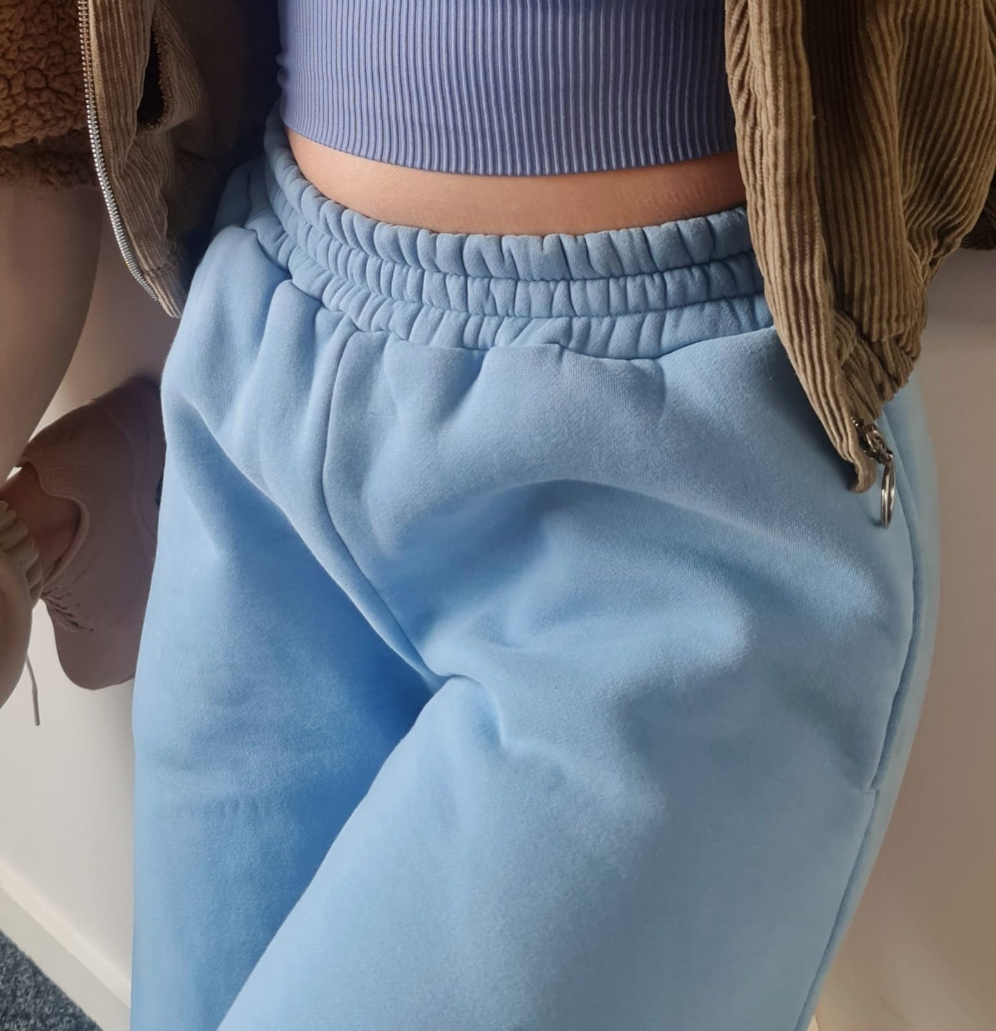 Sky Blue Tracksuit Pants